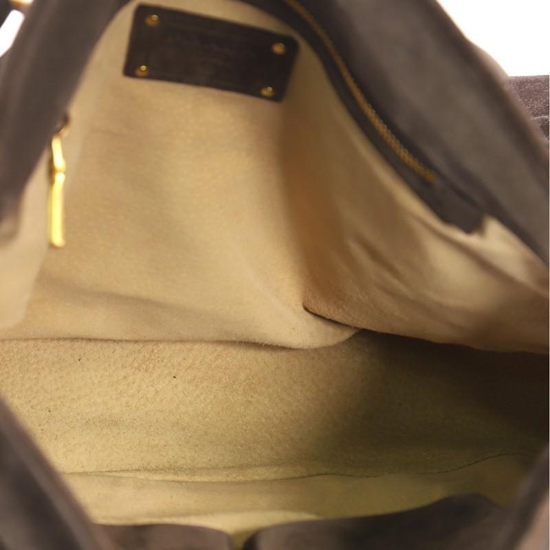 Women's or Men's Prada Convertible Bowler Bag Suede Large