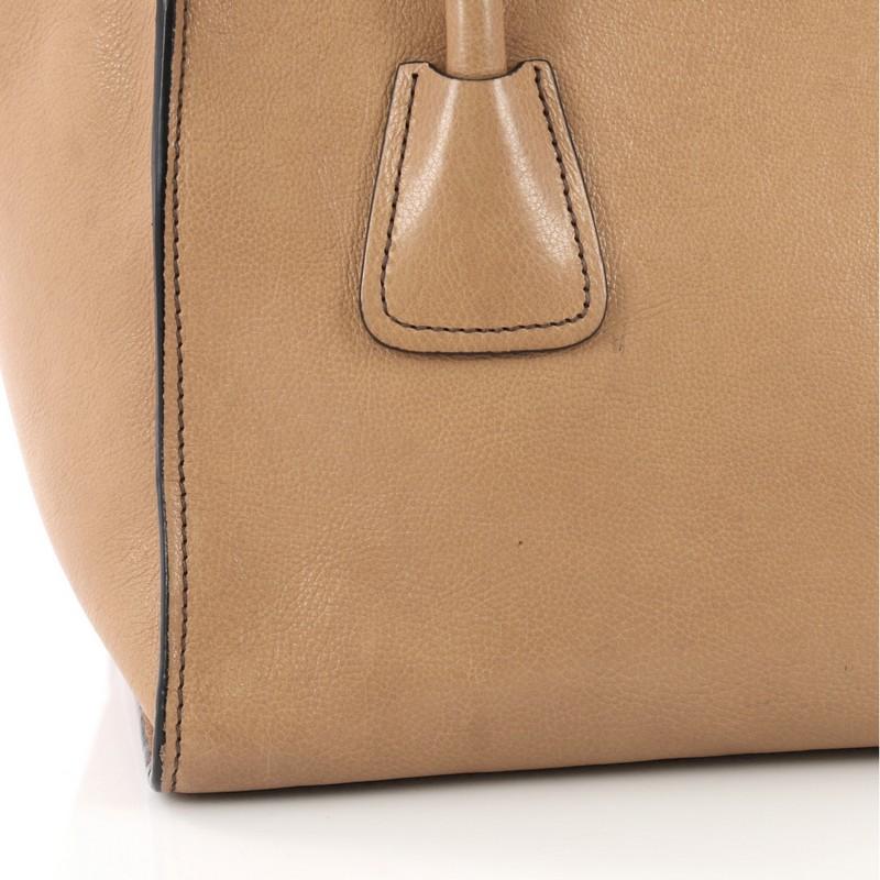 Prada Twin Pocket Tote Glace Calf Small 3
