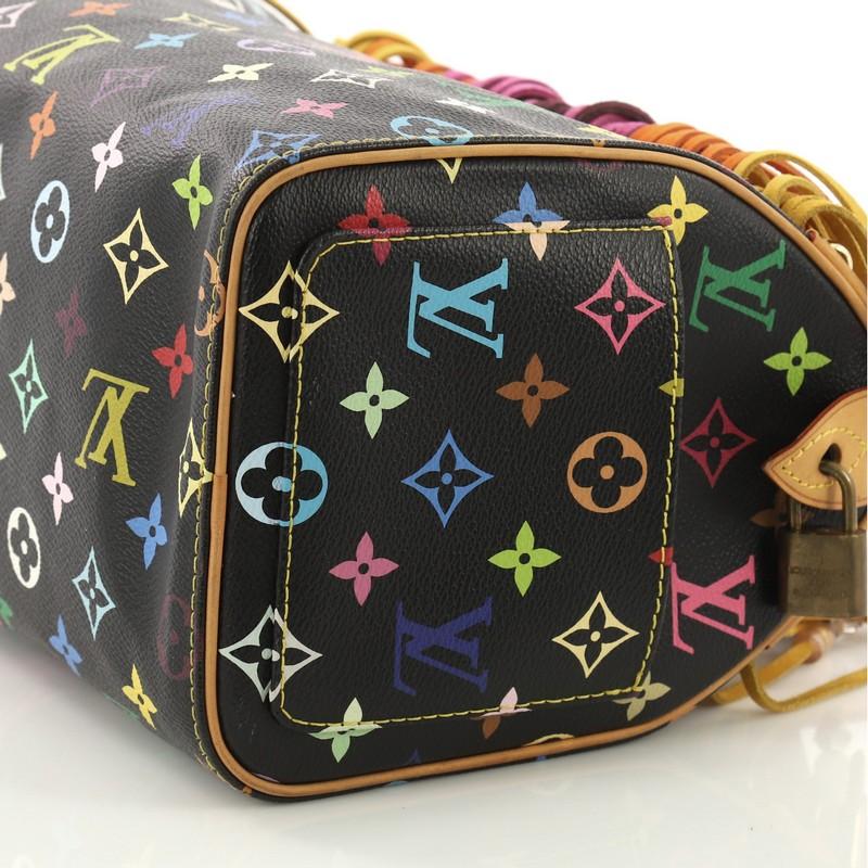 Louis Vuitton Speedy Handbag Limited Edition Fringe Monogram Multicolor 2 3