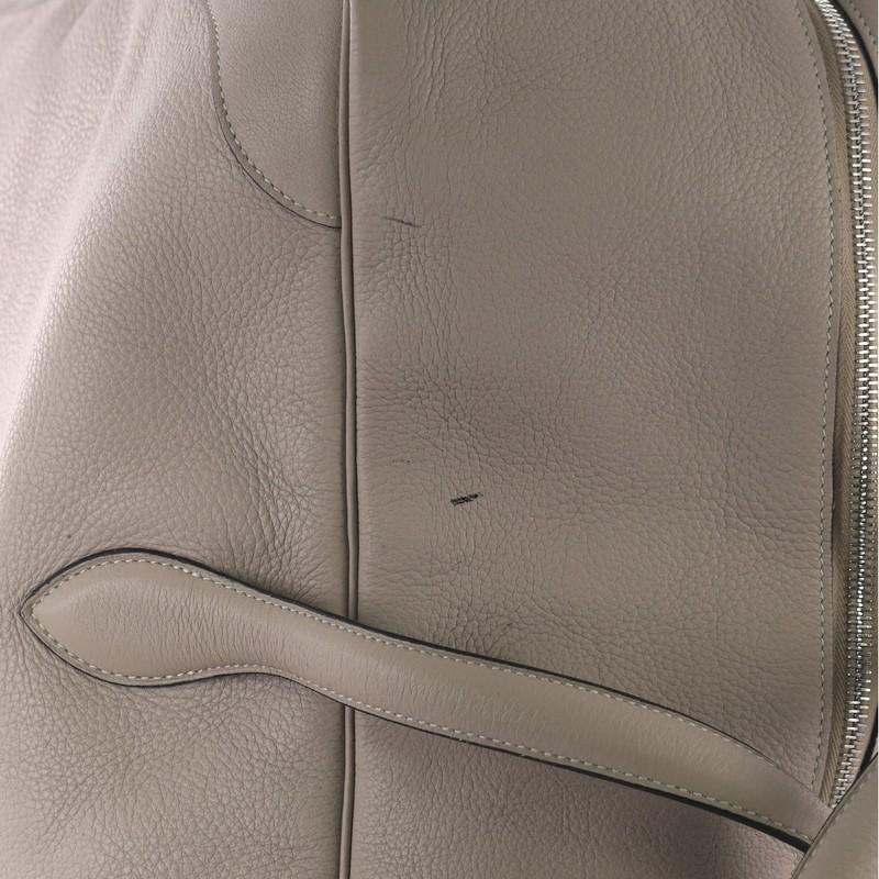 Hermes Victoria Travel Bag Clemence 60 In Good Condition In NY, NY