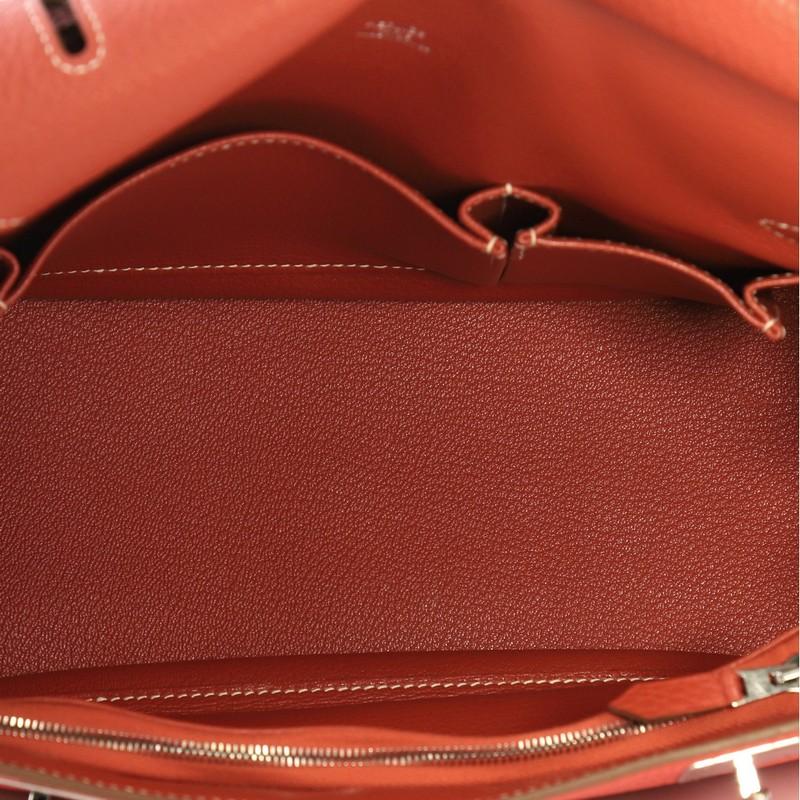 Hermes Bicolor Jypsiere Handbag Clemence 28 1