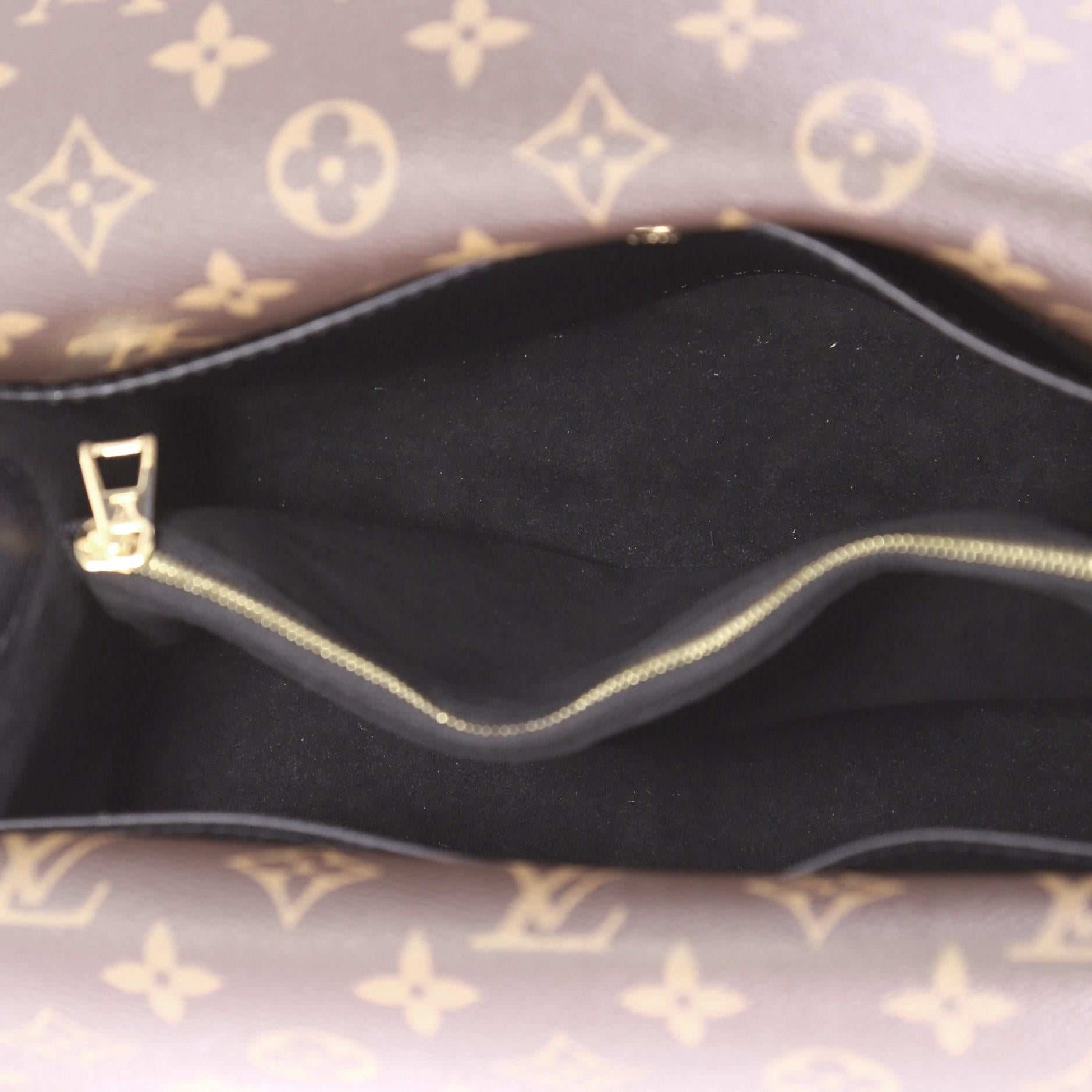  Louis Vuitton Double V Handbag Calfskin and Monogram Canvas 3