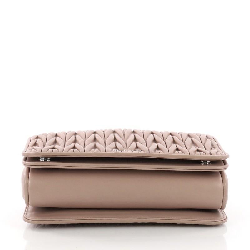 Women's or Men's Miu Miu Club Shoulder Bag Matelasse Leather Medium
