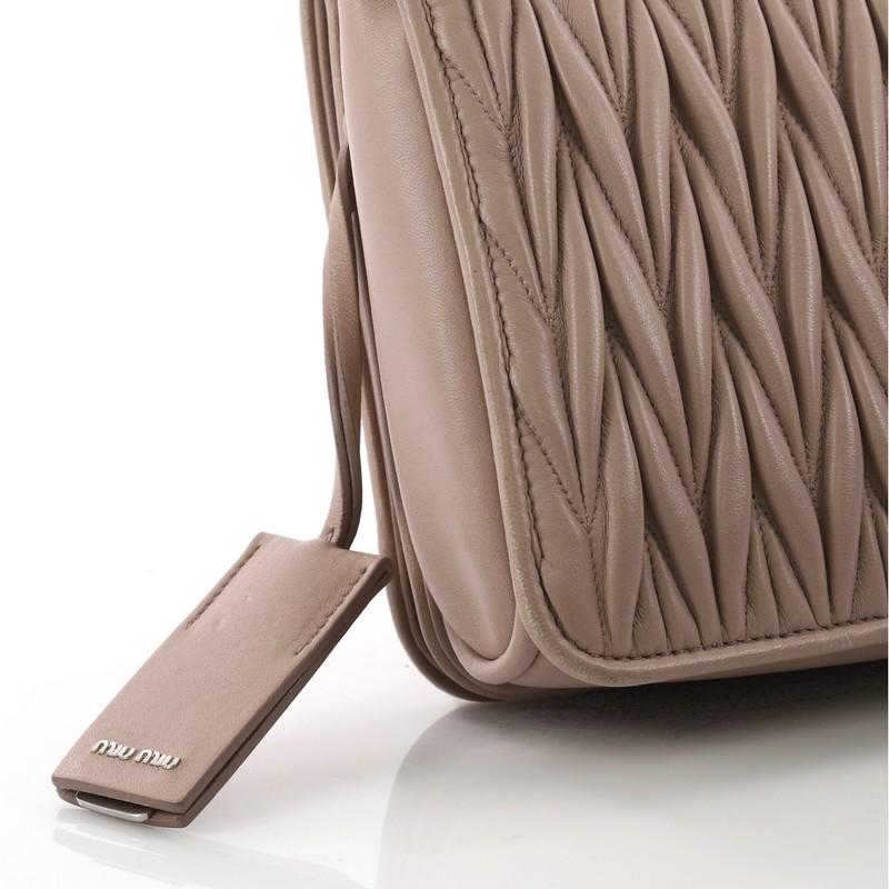 Miu Miu Club Shoulder Bag Matelasse Leather Medium 2