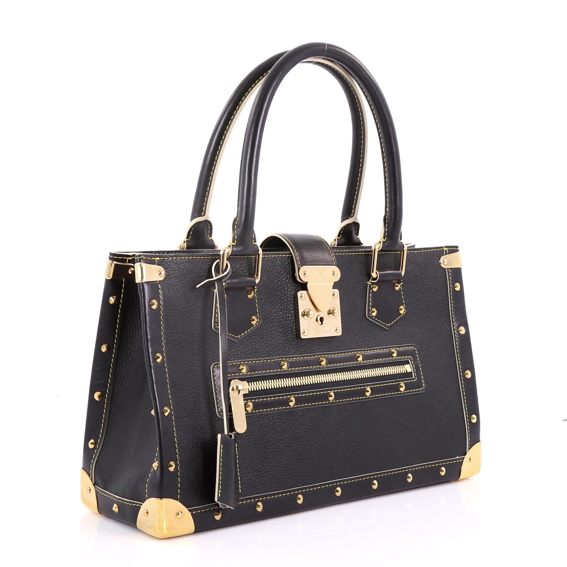 Black Louis Vuitton Suhali Le Fabuleux Handbag Leather,
