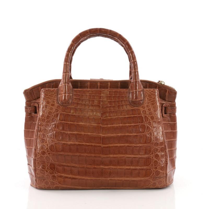 Nancy Gonzalez Cristina Tote Crocodile Small In Good Condition In NY, NY