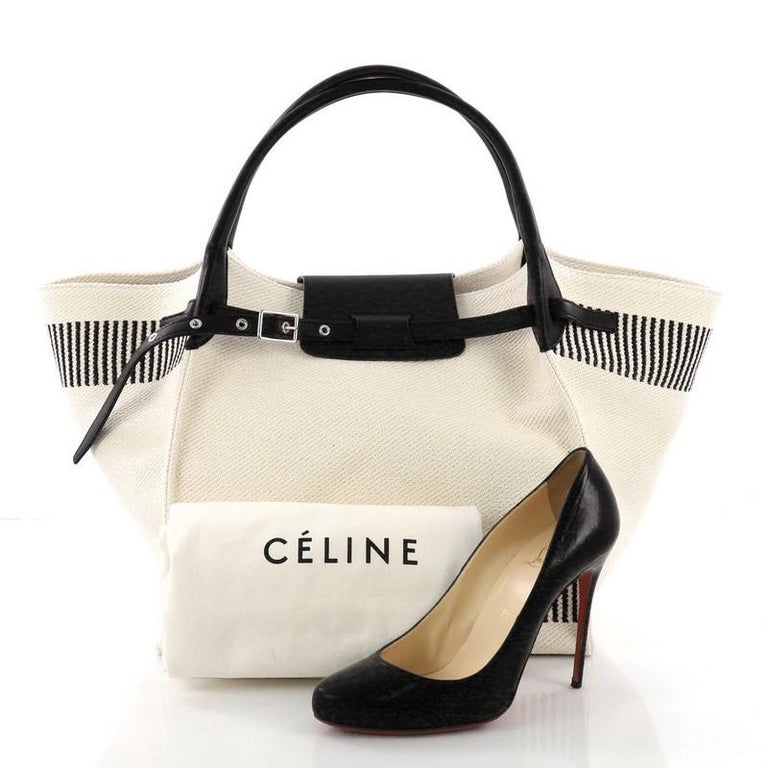 Celine Big Bag Canvas Medium At 1Stdibs | Celine Big Bag Sizes, Celine  Bigbag, Celine Big Bag Medium