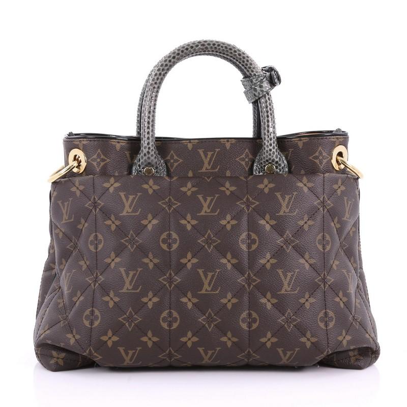 Louis Vuitton Limited Edition Exotique Handbag Monogram Etoile MM In Good Condition In NY, NY