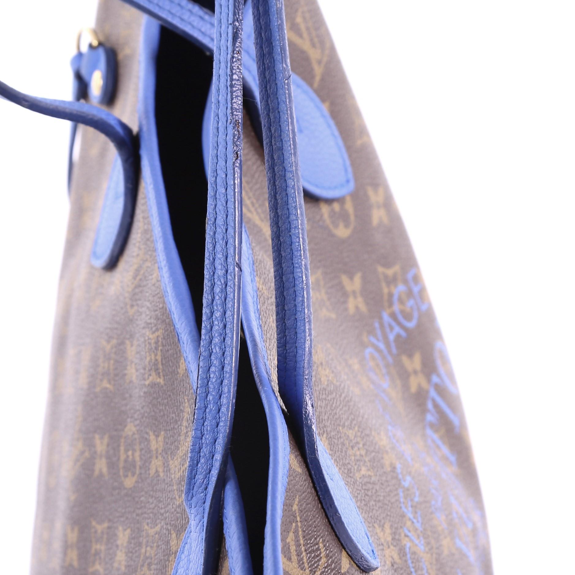 Louis Vuitton Neverfull Tote Limited Edition Ikat Monogram Canvas MM 1