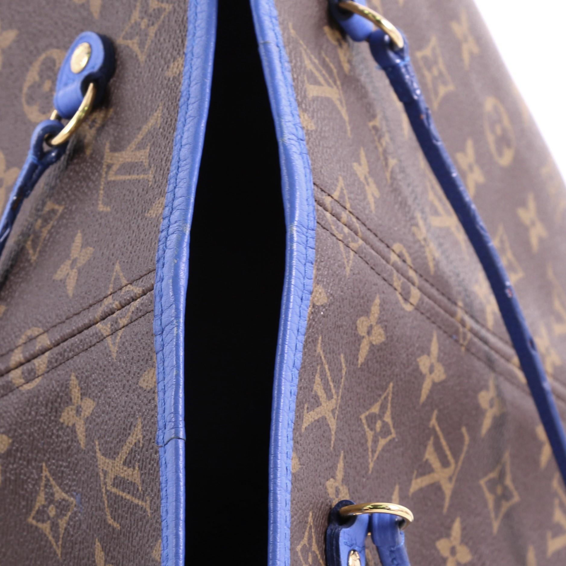 Louis Vuitton Neverfull Tote Limited Edition Ikat Monogram Canvas MM 2