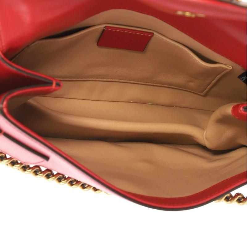 Gucci Broadway Pearly Bee Shoulder Bag Embellished Leather Mini 1