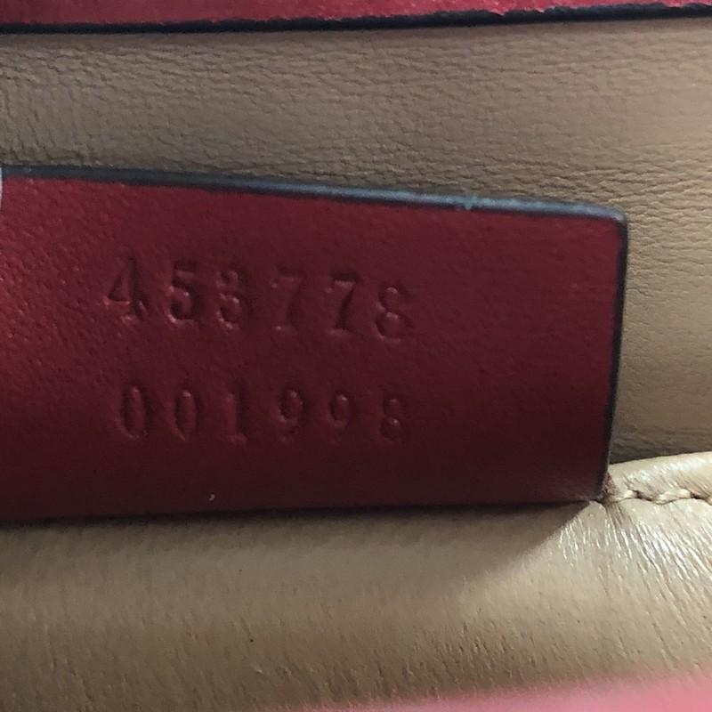 Gucci Broadway Pearly Bee Shoulder Bag Embellished Leather Mini 2