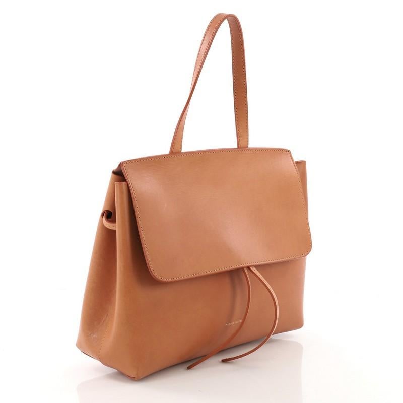 Brown Mansur Gavriel Lady Bag Leather Mini