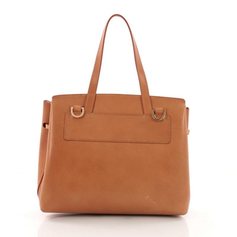 Mansur Gavriel Lady Bag Leather Mini In Good Condition In NY, NY