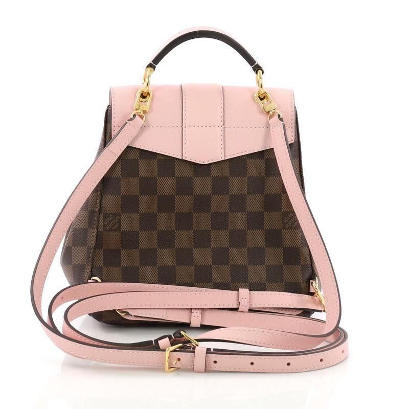 Black Louis Vuitton Clapton Backpack Damier Canvas and Leather