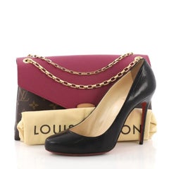 Louis Vuitton Pallas Chain Shoulder Bag Monogram Canvas and Calf Leather