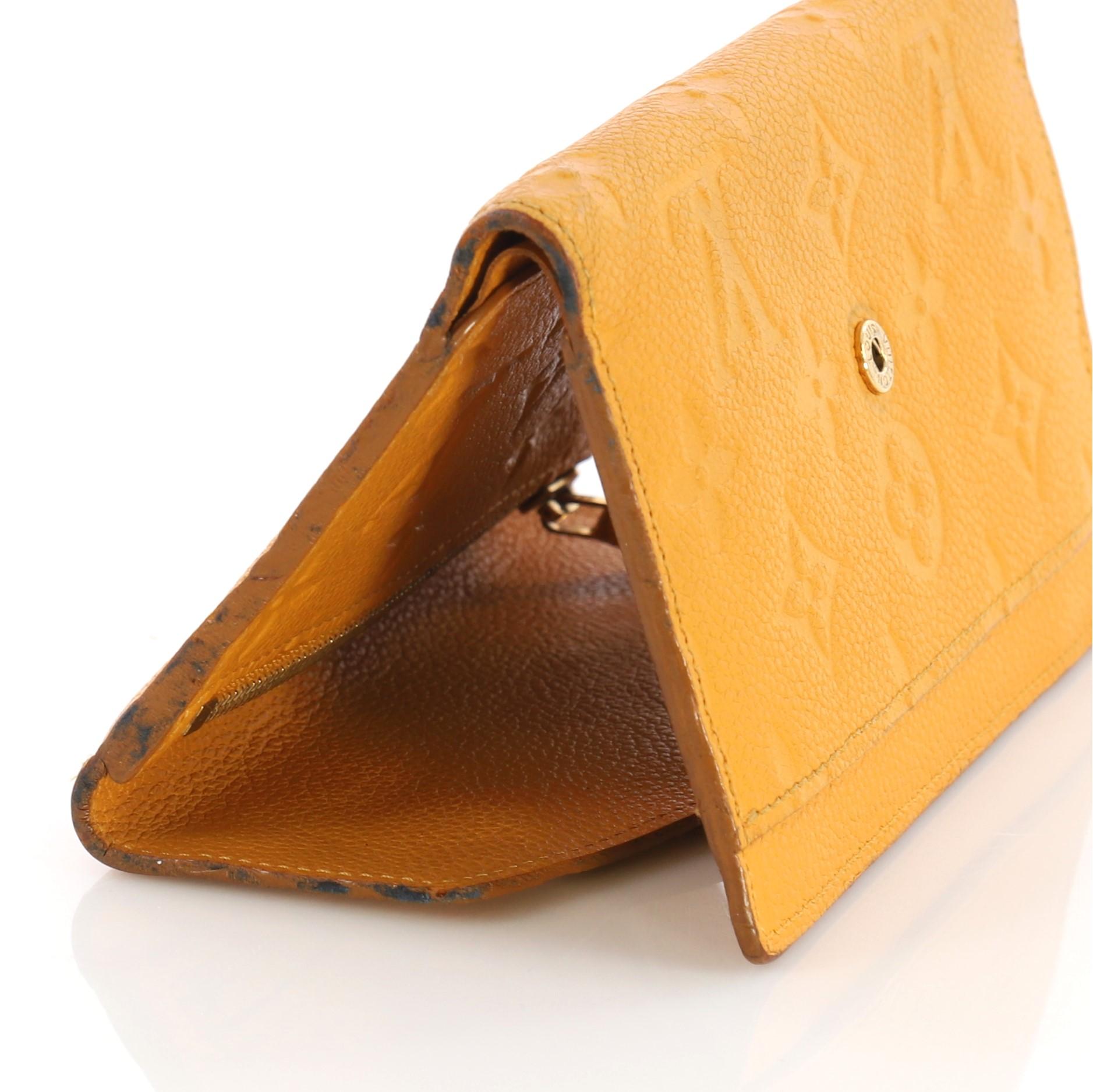 Louis Vuitton Compact Curieuse Wallet Monogram Empreinte Leather 1