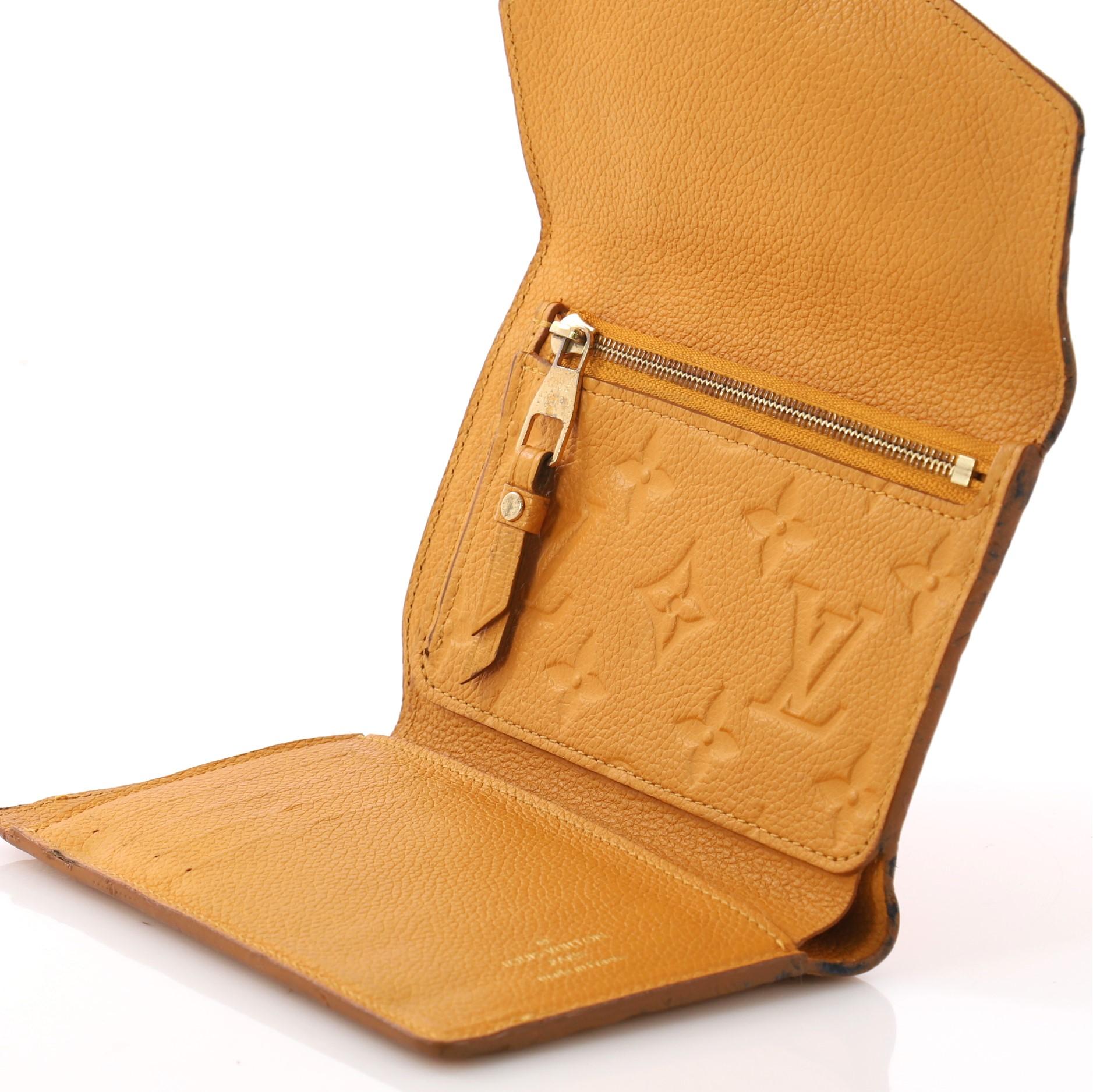 Louis Vuitton Compact Curieuse Wallet Monogram Empreinte Leather 3