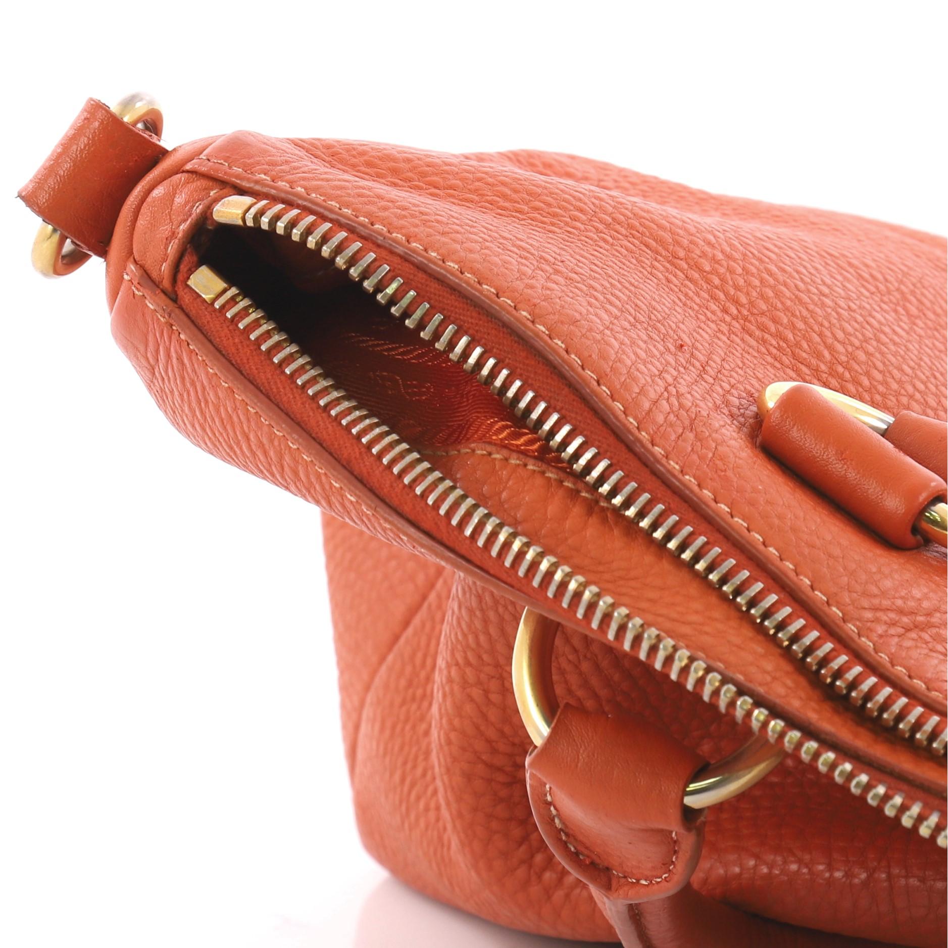 Prada Convertible Boston Bag Vitello Daino Medium 2