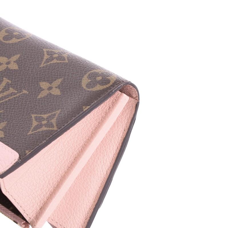 Louis Vuitton Pallas Wallet Monogram Canvas and Calf Leather 3