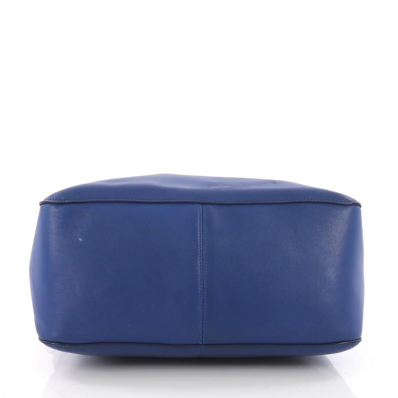 Purple Celine Gourmette Shoulder Bag Leather Small