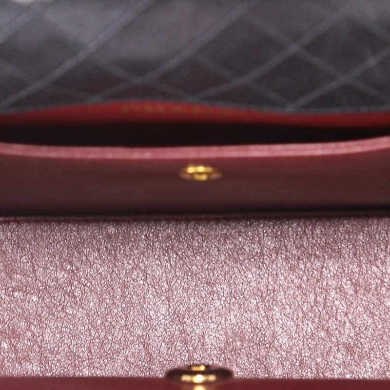 Women's Chanel Vintage Trapezoid CC Flap Bag Leather Small
