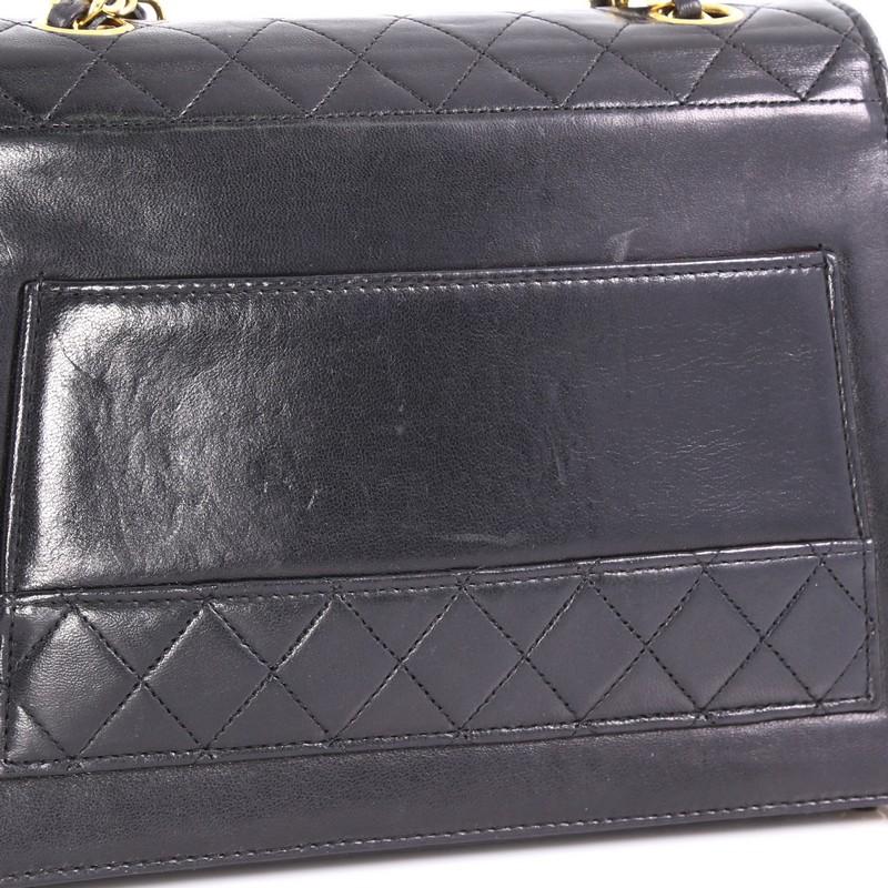 Chanel Vintage Trapezoid CC Flap Bag Leather Small 1