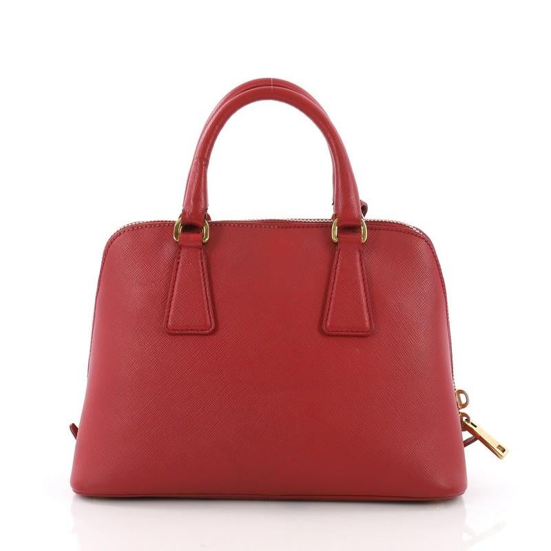 Prada Promenade Handbag Saffiano Leather Small In Fair Condition In NY, NY