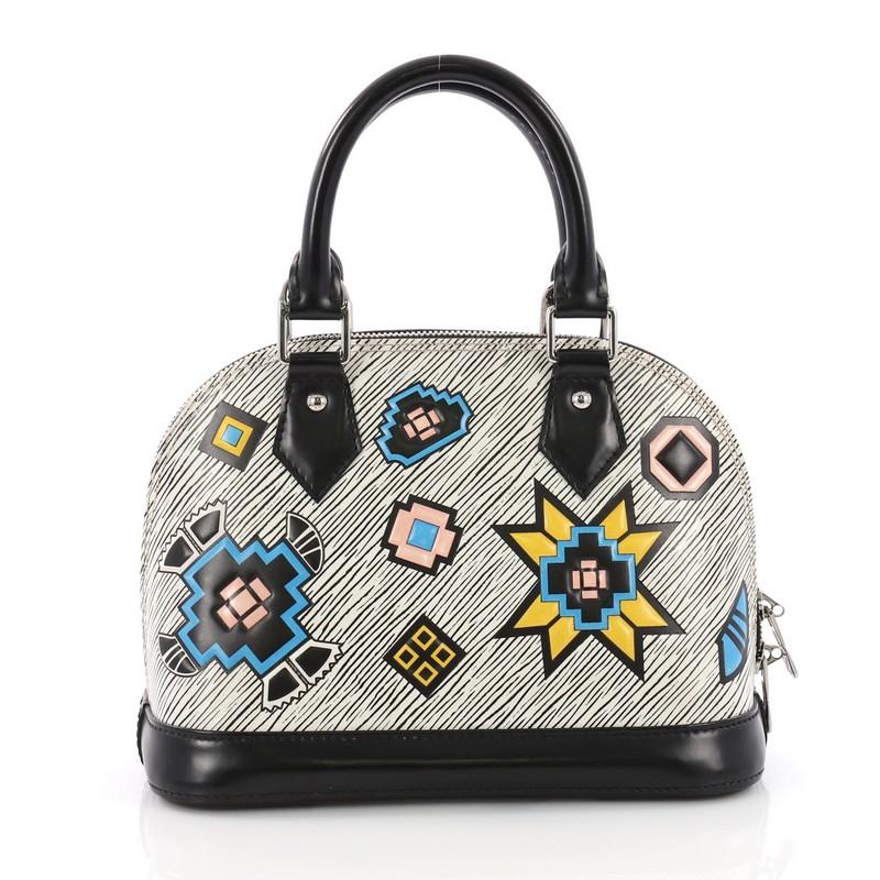 Louis Vuitton Alma Handbag Limited Edition Azteque Epi Leather BB In Good Condition In NY, NY