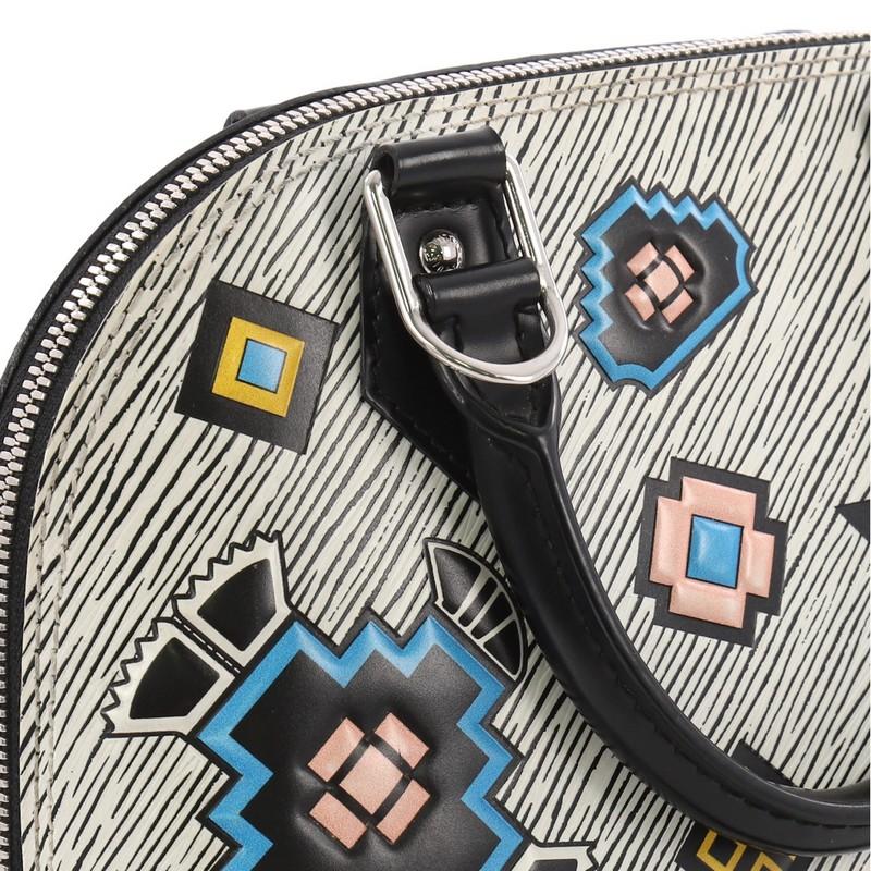 Louis Vuitton Alma Handbag Limited Edition Azteque Epi Leather BB 3