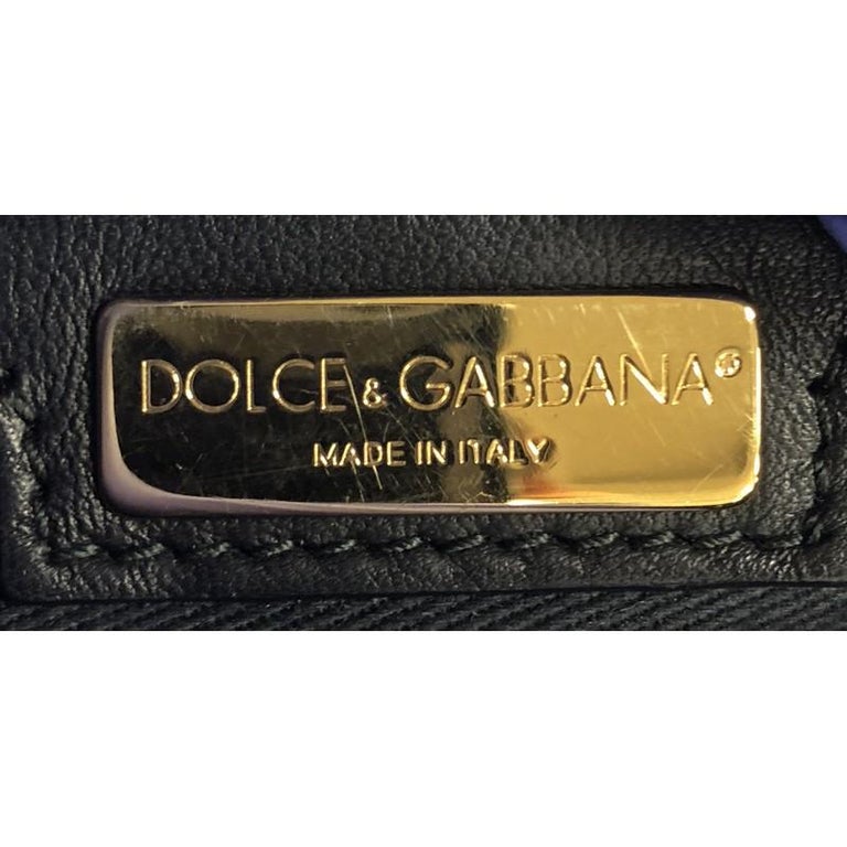 Dolce and Gabbana Miss Sicily Handbag Leopard Print Leather North South ...