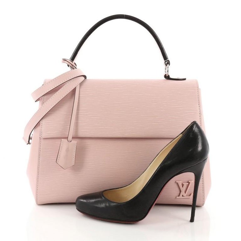 lv cluny mm epi leather Louis Vuitton Cluny Top Handle Bag Epi Leather MM at 1stdibs