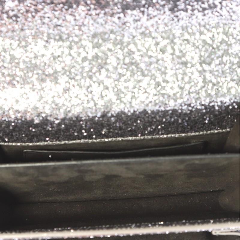 Saint Laurent Sunset Satchel Glitter Small  1