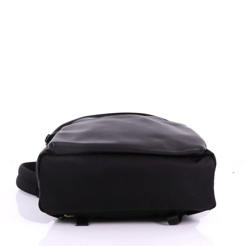 Women's or Men's Fendi Monster Backpack Nylon With Leather Large