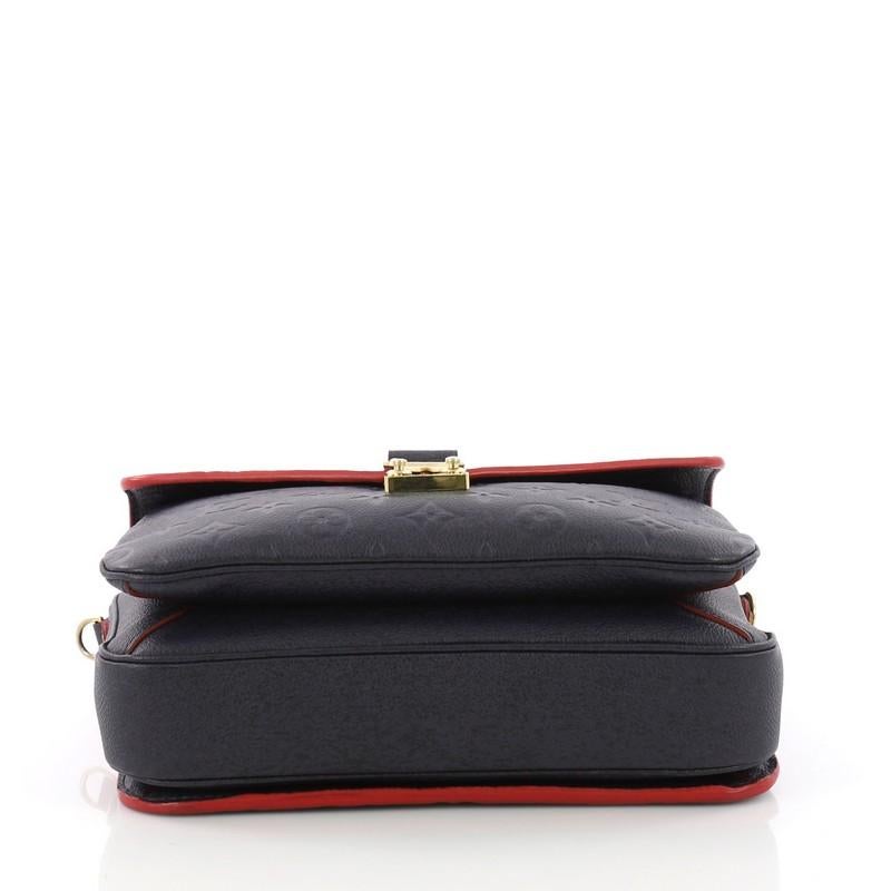 Louis Vuitton Pochette Metis Monogram Empreinte Leather In Good Condition In NY, NY