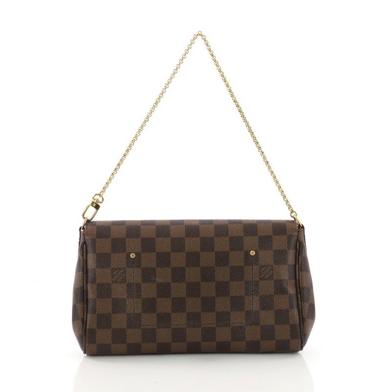 Louis Vuitton Favorite Handbag Damier MM In Good Condition In NY, NY