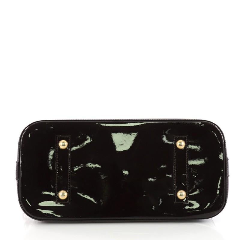 Women's Louis Vuitton Alma Handbag Monogram Vernis MM