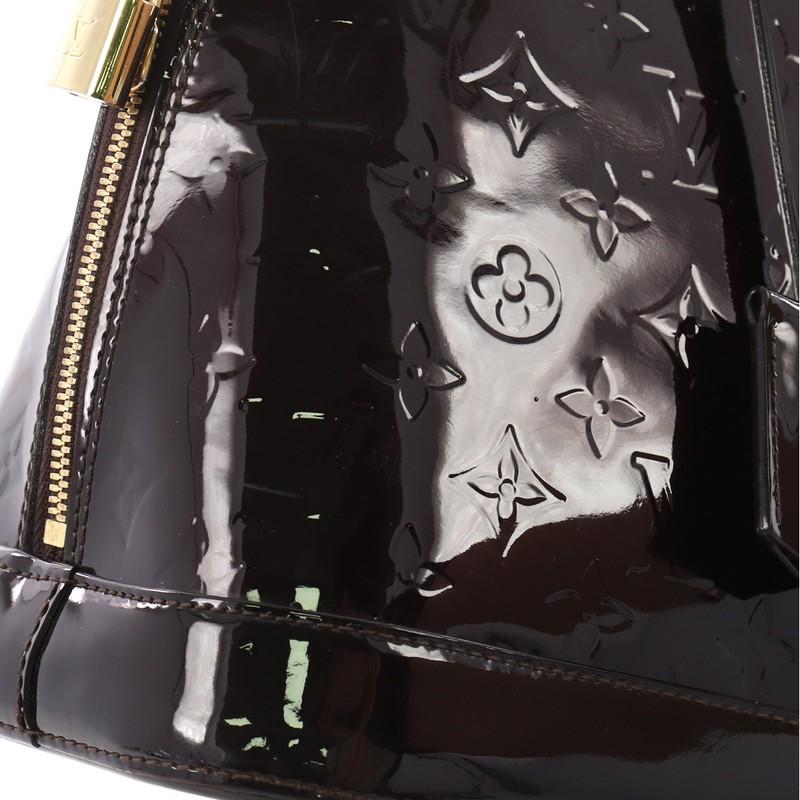 Louis Vuitton Alma Handbag Monogram Vernis MM 2