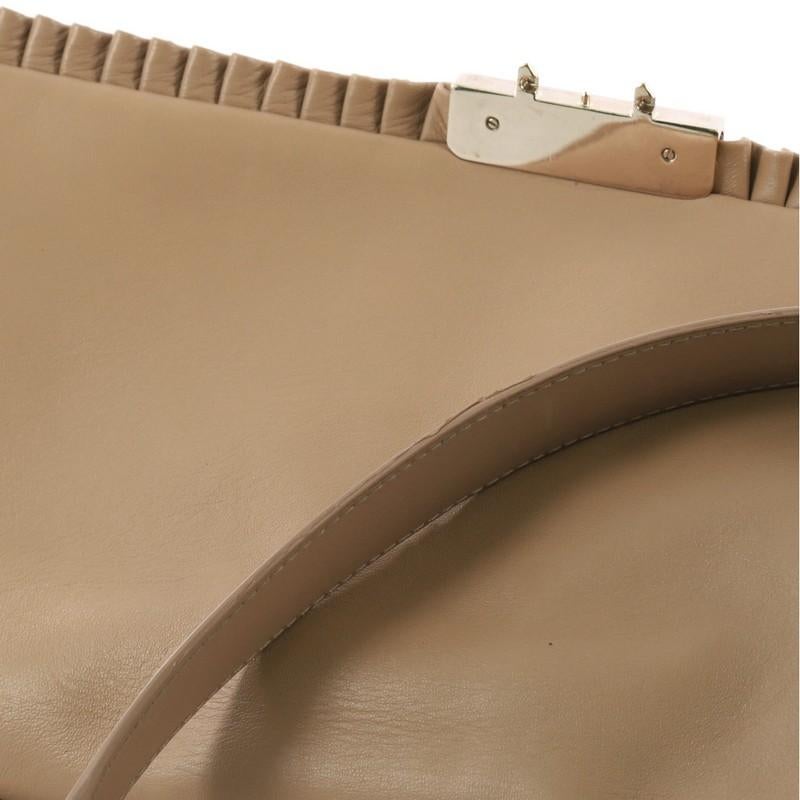 Christian Dior New Lock Ruffle Flap Bag Cannage Quilt Lambskin 2