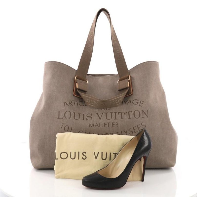 Louis Vuitton Articles de Voyage Cabas Denim XL at 1stdibs