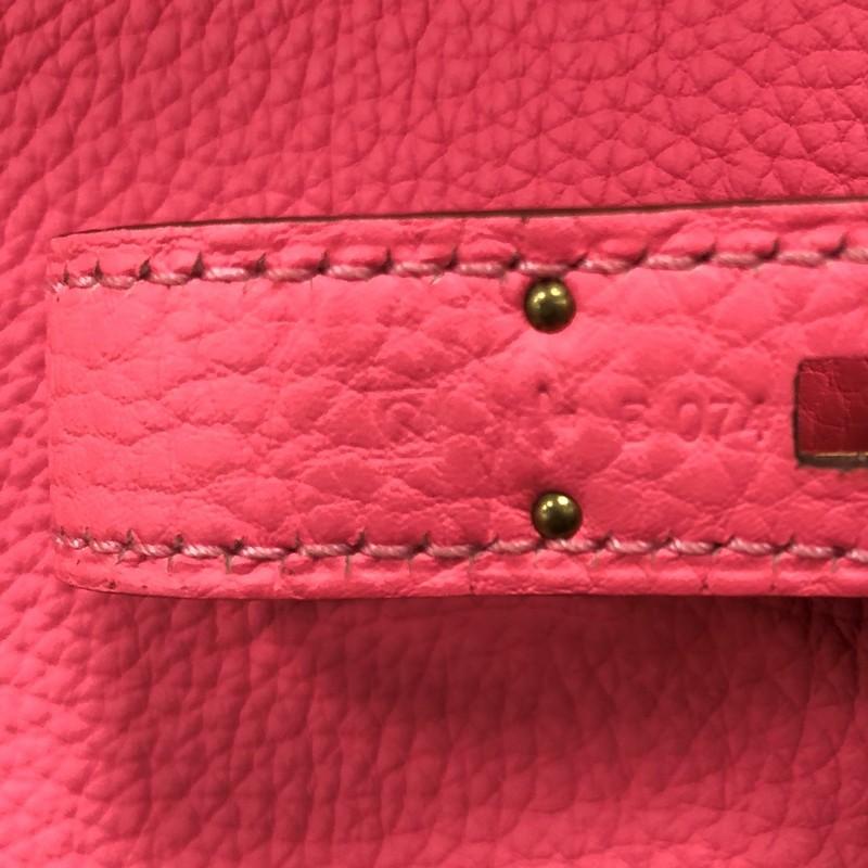Hermes Kelly Handbag Rose Confetti Togo With Gold Hardware 35 3