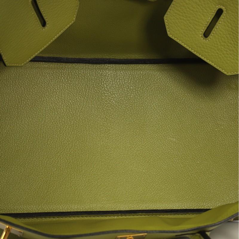 Hermes Birkin JPG Handbag Vert Chartreuse Togo with Gold Hardware 42 1