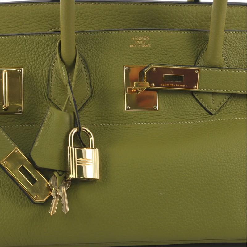 Hermes Birkin JPG Handbag Vert Chartreuse Togo with Gold Hardware 42 2