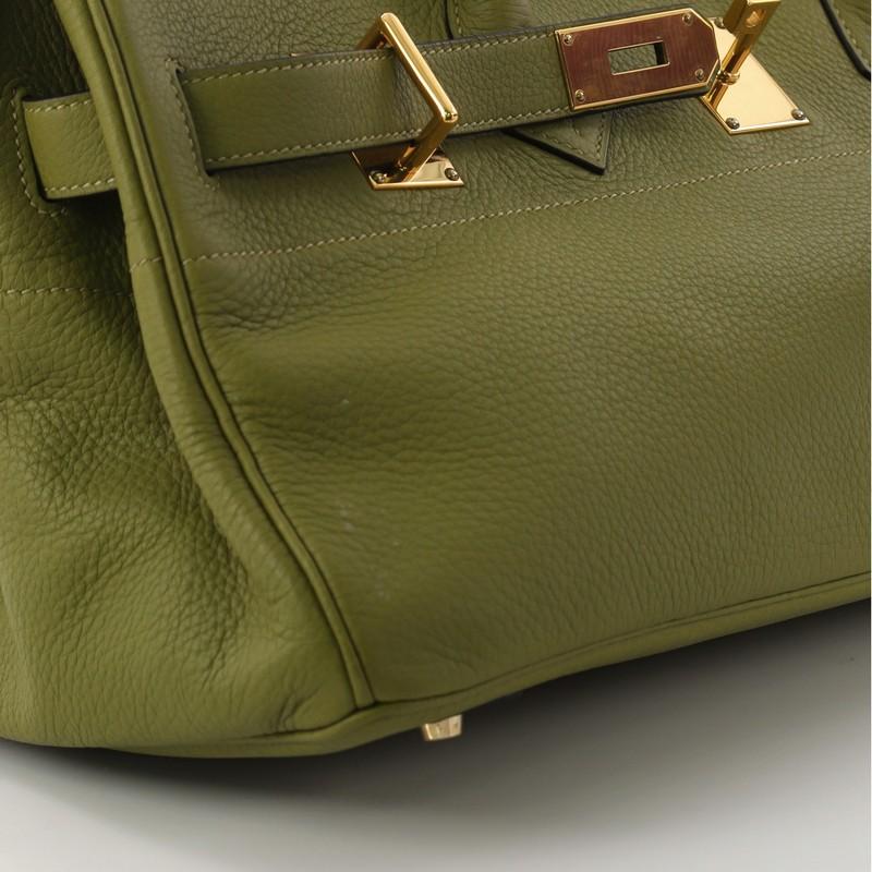 Hermes Birkin JPG Handbag Vert Chartreuse Togo with Gold Hardware 42 3