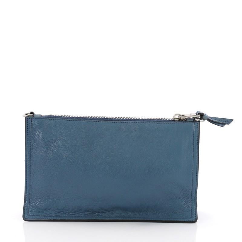 Prada Etiquette Crossbody Bag Glace Calf Small In Good Condition In NY, NY