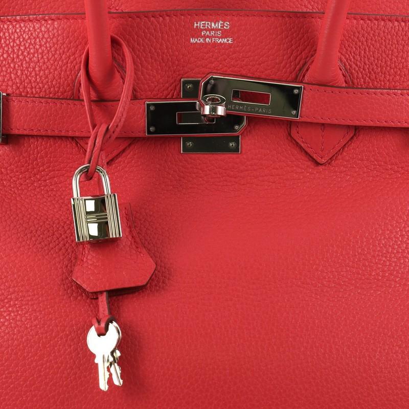 Hermes Birkin Handbag Rose Jaipur Clemence with Palladium Hardware 35 stands 1