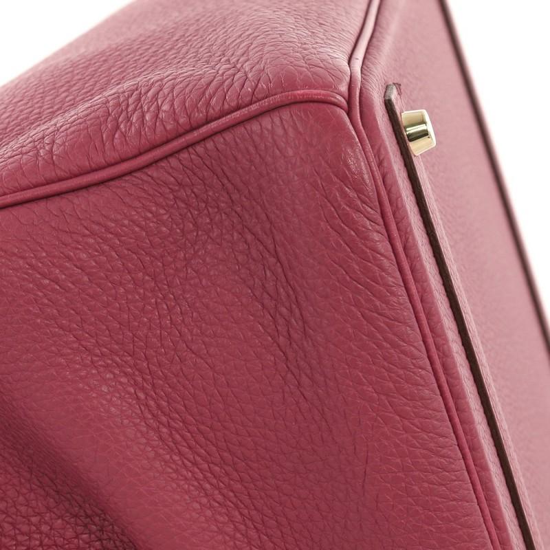 Hermes Birkin Handbag Rubis Togo With Gold Hardware 40 3