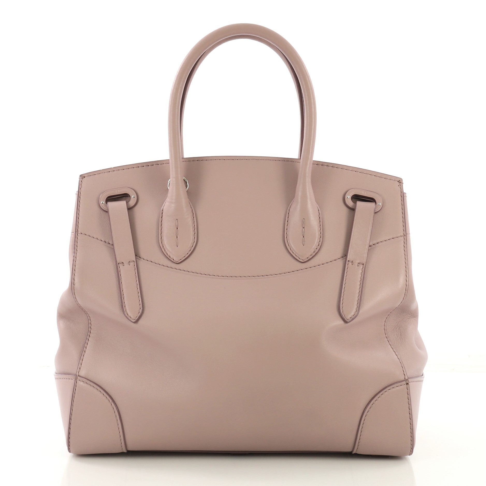 soft stirrup light pink crocodile shoulder bag