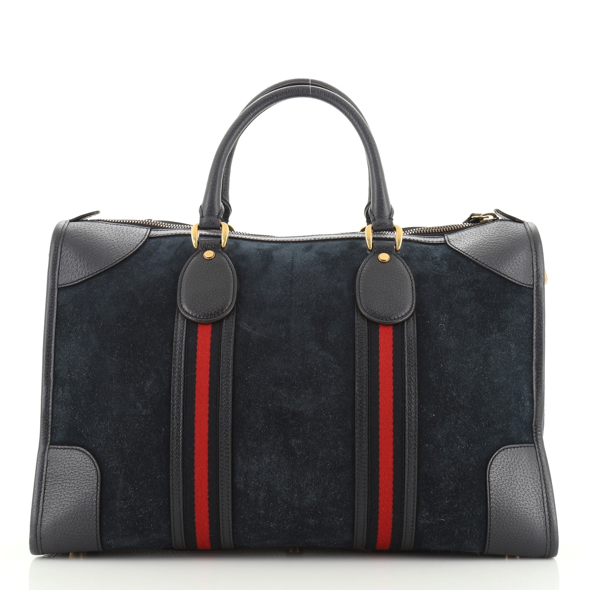 patent leather duffle bag
