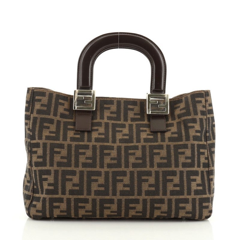 Fendi Vintage Shopper Tote Zucca Canvas Small At 1stdibs